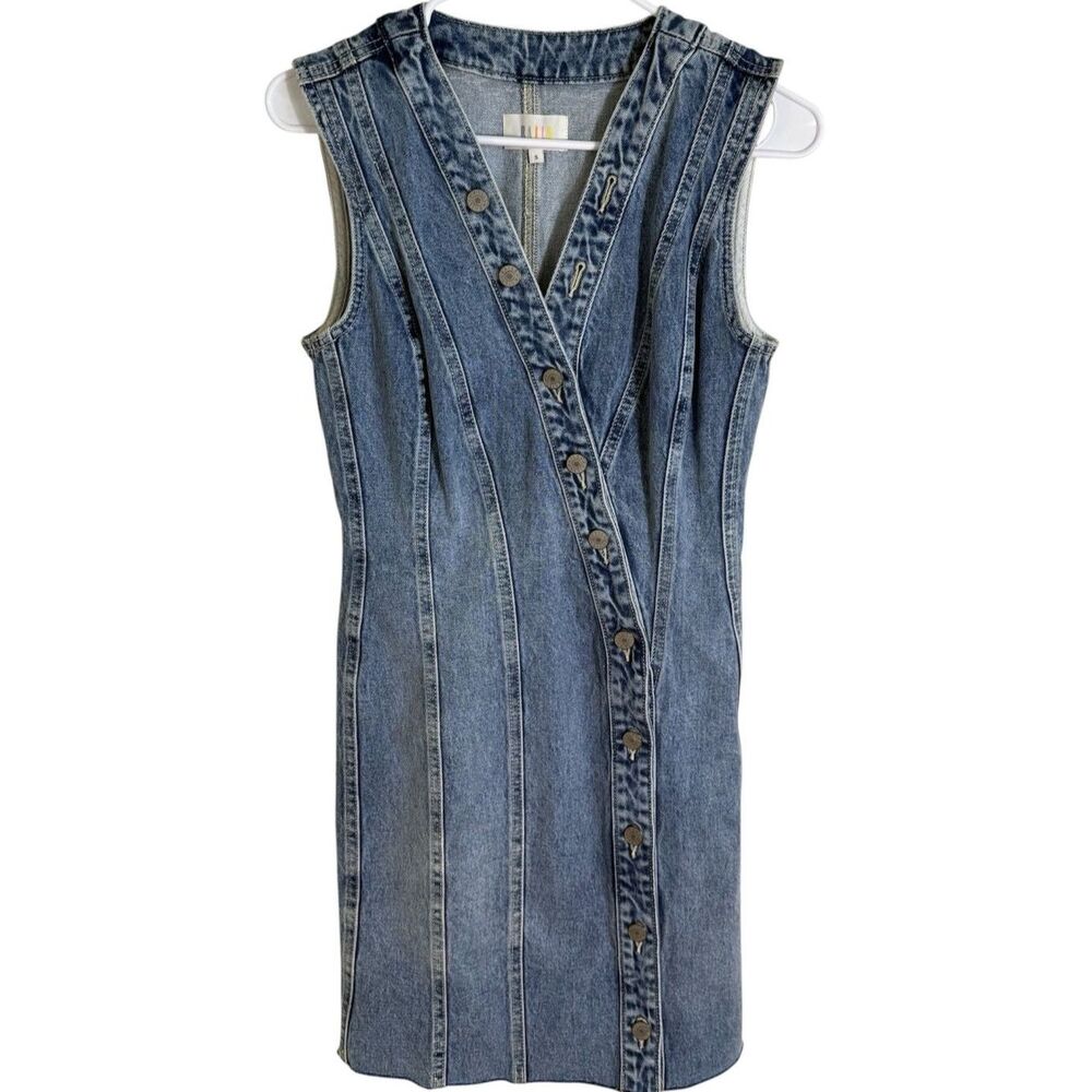 Rails Strand Denim Dress Size Small